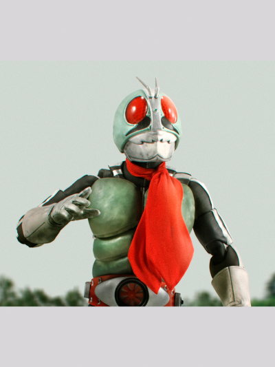 S.H.Figuarts（真骨雕制法） 假面骑士新1号 荣耀昭和骑士版（首发专属底座配套款）