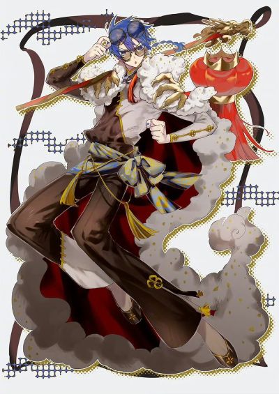 初音未来 x 良笑社 插画大赛 第5回 「中华风」 KAITO