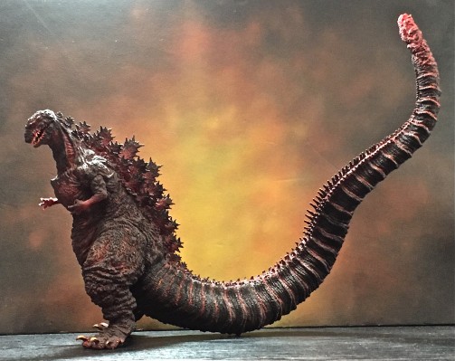 23cm 新哥斯拉 树脂模型