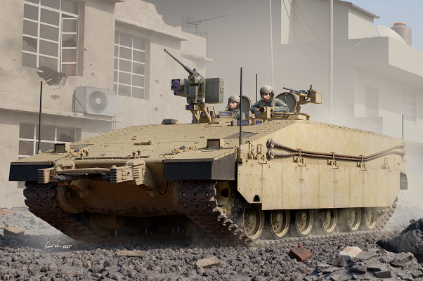 编号:84524 1/35 装甲车辆系列 以色列国防军“雌虎1”步兵战车