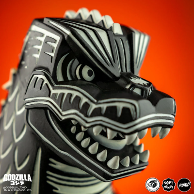 哥斯拉 - Attack Peter设计的乙烯基人偶 - 麻胶版画变体款