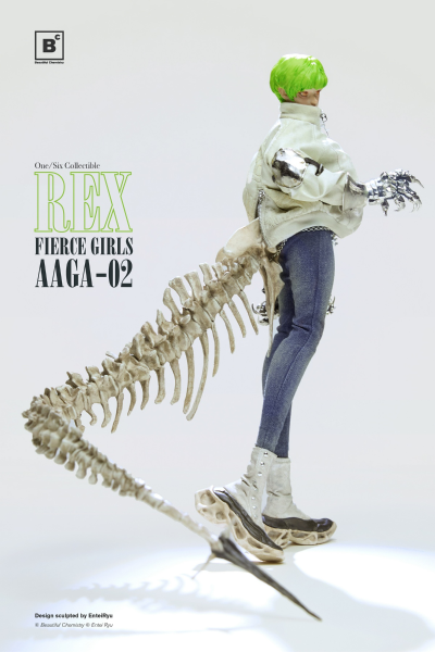 凶猛少女系列 BONEGIRL 1/6可动人偶 雇佣枪兵 雷克斯