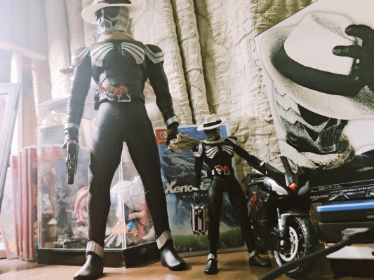 REAL ACTION HEROES No.708 假面骑士Ｗ（ダブル）&假面骑士×假面骑士欧斯＆ダブル ｆｅａｔ．スカル ＭＯＶＩＥ大戦ＣＯＲＥ 假面骑士スカル Ver.2.0 