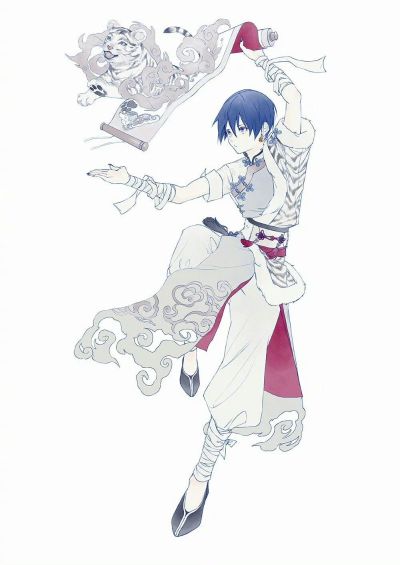 初音未来 x 良笑社 插画大赛 第5回 「中华风」 KAITO