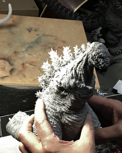 23cm 新哥斯拉 树脂模型