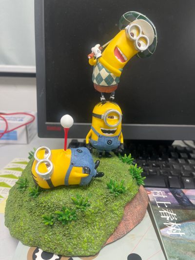 首要收藏手办 神偷奶爸2 小黄人高尔夫