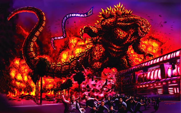 S.H.MonsterArts 哥斯拉 (Comic-Con® Explosion) SDCC限定