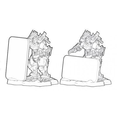 桌面怪兽 哥斯拉 x 摩斯拉 x 机械哥斯拉 东京SOS 三式机龙重武装型 手机支架