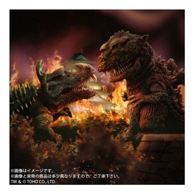 Q版拟真系列 哥斯拉（1955）&安吉拉斯（1955）全天然色版套装