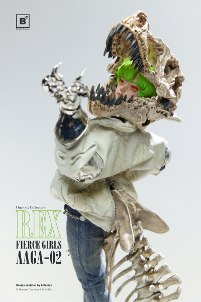 凶猛少女系列 BONEGIRL 1/6可动人偶 雇佣枪兵 雷克斯