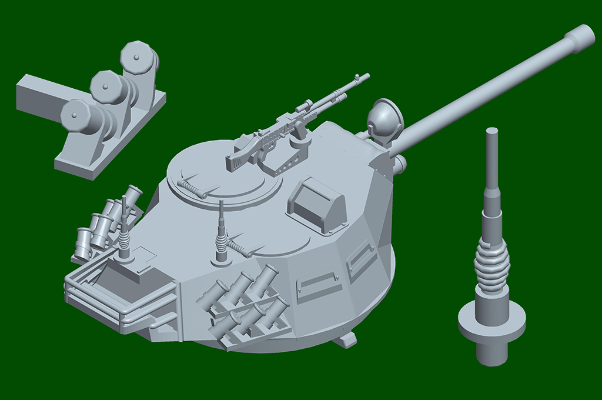 编号：07442 1/72 装甲车辆系列 美国LAV-150型轮式装甲车90mm炮
