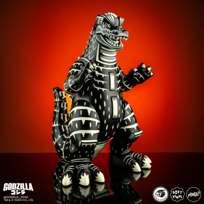 哥斯拉 - Attack Peter设计的乙烯基人偶 - 麻胶版画变体款