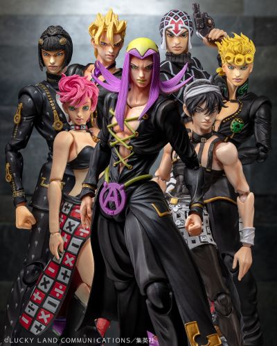 超像可动 JOJO的奇妙冒险 第五部 黄金之风 雷欧・阿帕基 黑色版