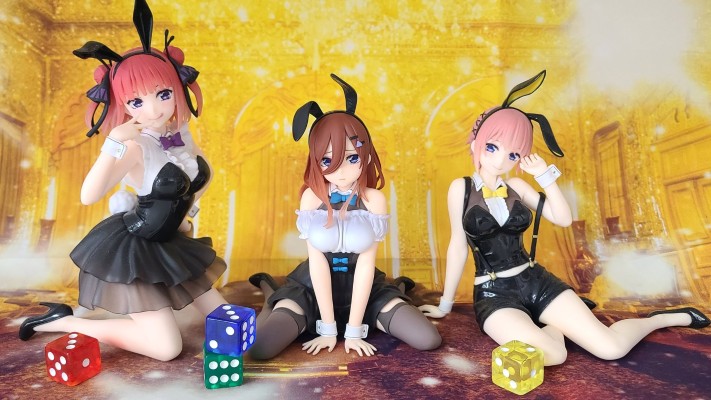 五等分的新娘＊  可爱桌摆人偶 中野三玖～兔女郎造型～