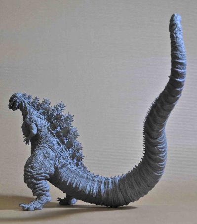 23cm 新哥斯拉 树脂模型