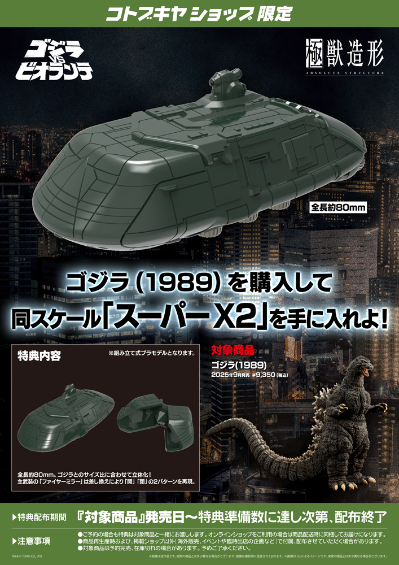 极兽造型 哥斯拉（1989）