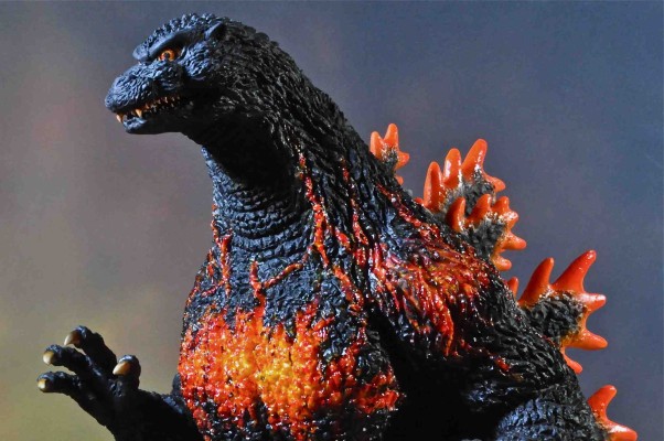 30CM 红莲哥斯拉 香港上陆 闭口版