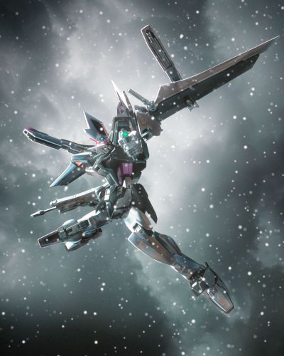 ROBOT魂＜机动战士系列＞GAT-X105E＋AQM/E-X09S 漆黑强袭高达  剧中版