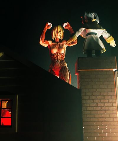 一番赏 进击的巨人 ～墙外的世界～ A奖 女巨人 MEGAIMPACT