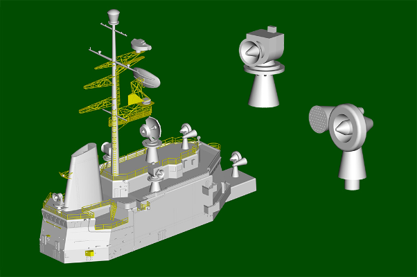 编号：05636 1/350 世界战舰系列 法国海军贞德号直升机母舰1964