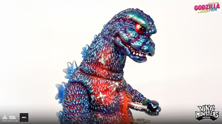 哥斯拉1974 - 怪兽画布 首期涂装