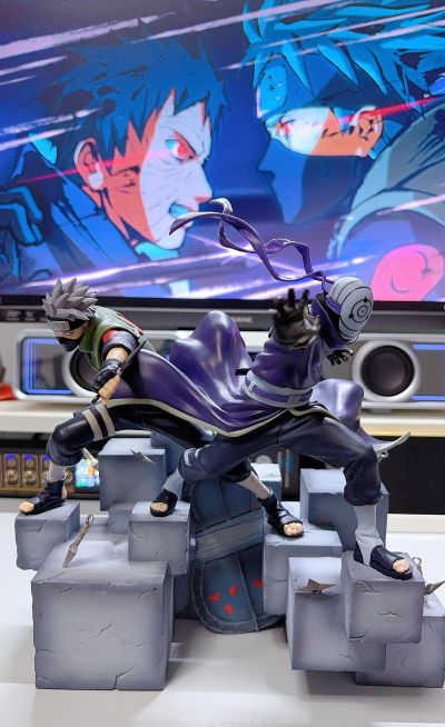 火影忍者疾风传 名战景-旗木卡卡西和宇智波斑-