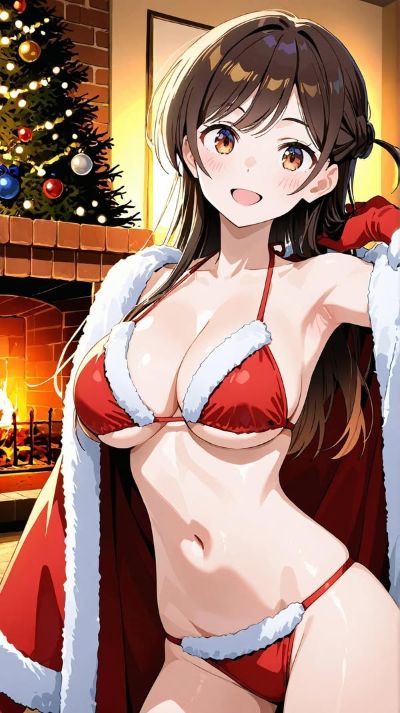 租借女友 水原千鹤 毛茸茸圣诞比基尼 2nd Xmas