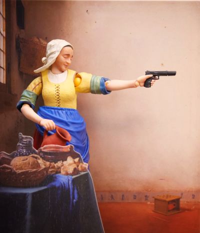 figma#SP-165 桌上美术馆 维米尔著作 倒牛奶的女佣人