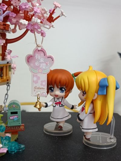 迷你黏土人 魔法少女奈叶MOVIE 1st 高町奈叶 School Uniform 