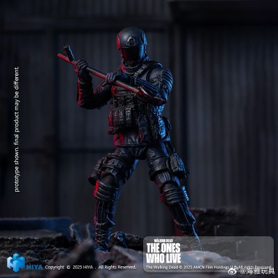 极致迷你系列 行尸走肉：活着的人 公民共和国士兵 可动人偶