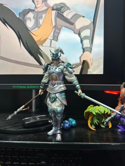 《三国演义》 1/12可动穿衣人偶 “镇东将军”赵云-赵子龙