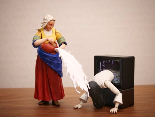 figma#SP-165 桌上美术馆 维米尔著作 倒牛奶的女佣人