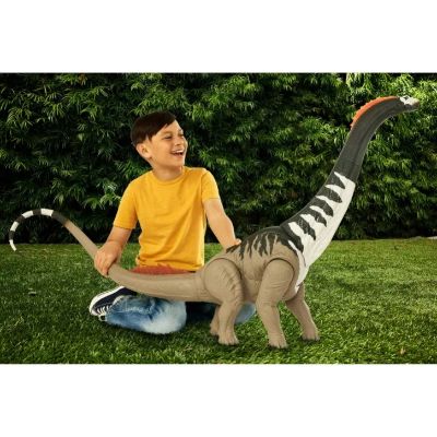侏罗纪世界4重生-超级巨型泰坦龙恐龙（53 英寸长）电影 - 精准的食草动物