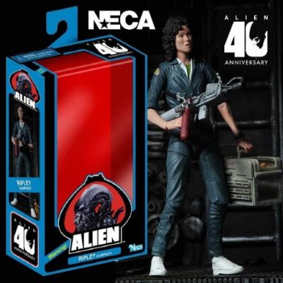 NECA 异形 40周年纪念版 第 1 波：艾伦·雷普莉（连体衣）可动人偶