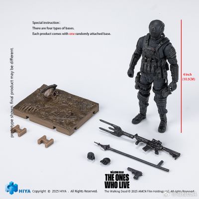 极致迷你系列 行尸走肉：活着的人 公民共和国士兵 可动人偶