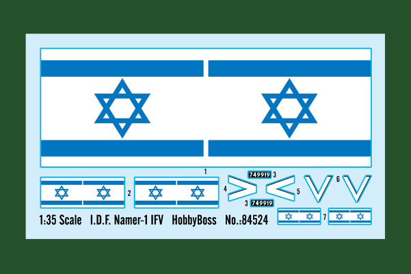 编号:84524 1/35 装甲车辆系列 以色列国防军“雌虎1”步兵战车