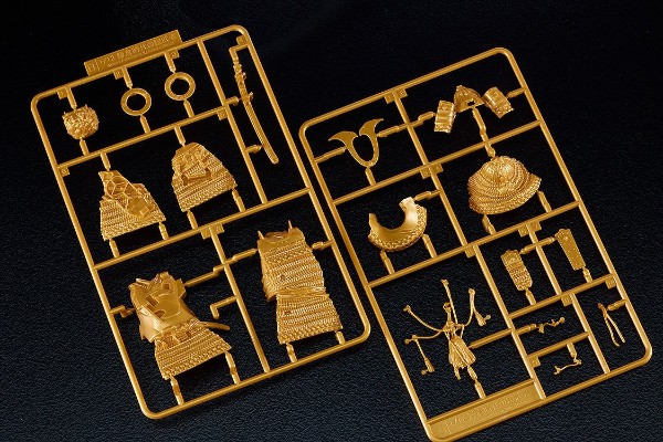 PLAMAX 镰仓时代的盔甲武士 黄金之装 金色版/白银之装 银色版/赤铜之装 铜色版