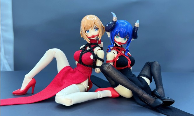 6寸 半包胶女素体