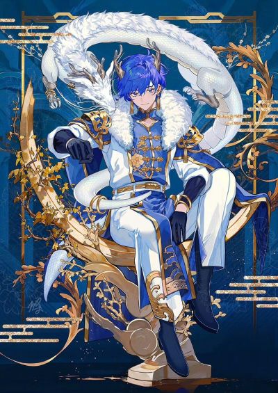 初音未来 x 良笑社 插画大赛 第5回 「中华风」 KAITO