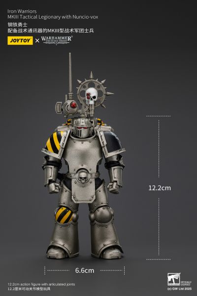 战锤：荷鲁斯之乱 钢铁勇士 配备战术通讯器的MKIII型战术军团士兵