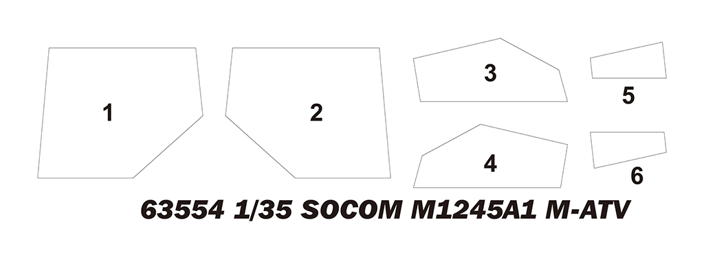 1/35装甲车辆系列 美国M1245A1 M-ATV特种作战装甲车