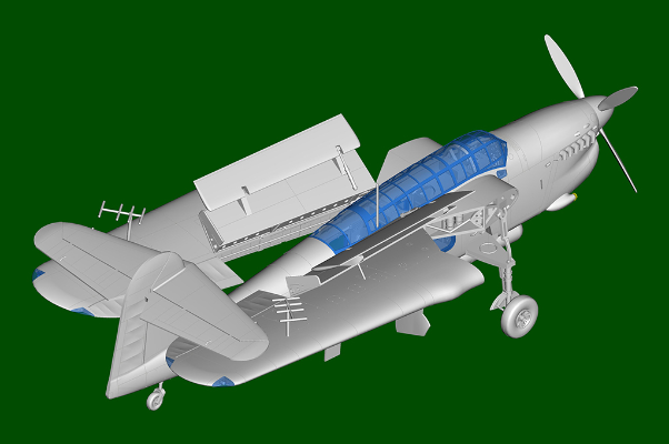 编号：05825 1/48 军用飞机系列 英国梭子鱼舰载机