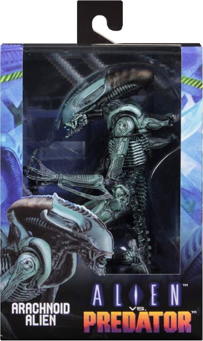 NECA 异形大战铁血战士 街机版 蜘网异形 可动人偶