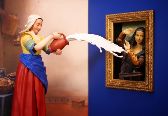 figma#SP-165 桌上美术馆 维米尔著作 倒牛奶的女佣人