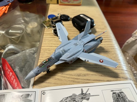 HI-METAL R 超时空要塞ZERO  VF-0A 凤凰(工藤真专用) ＋ QF-2200D-B 幽灵