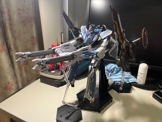 DX超合金 超时空要塞DELTA 绝对LIVE VF-31AX 卡伊洛斯进阶型（疾风机） 超级幽灵配件包