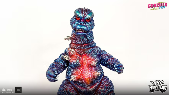 哥斯拉1974 - 怪兽画布 首期涂装