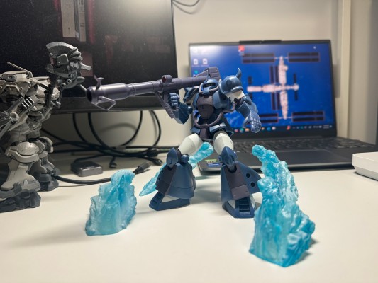 ROBOT魂＜机动战士系列＞ MS-07H 老虎试飞型 查布罗基地样式 剧中版