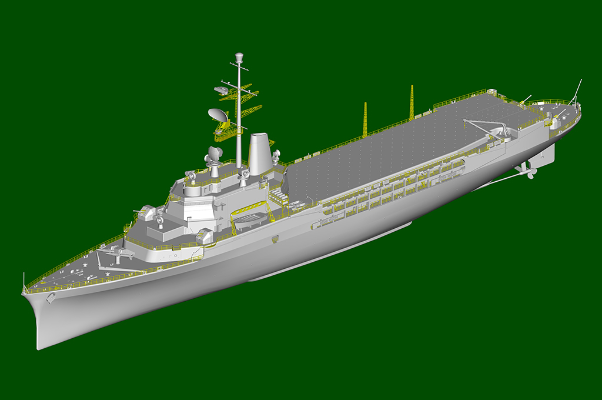编号：05636 1/350 世界战舰系列 法国海军贞德号直升机母舰1964