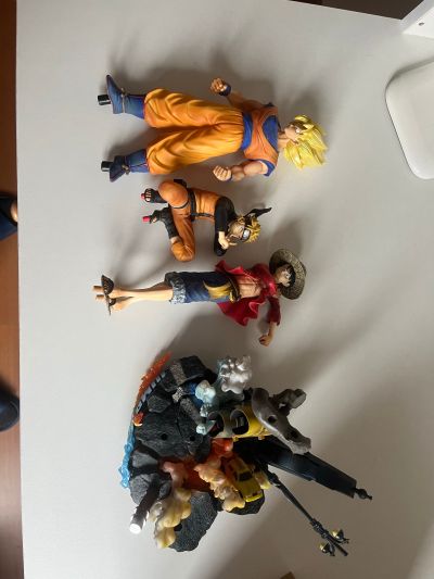 ジオラマ Jump Force 漩涡鸣人&孙 悟空 超级赛亚人&モンキー･D･路飞 